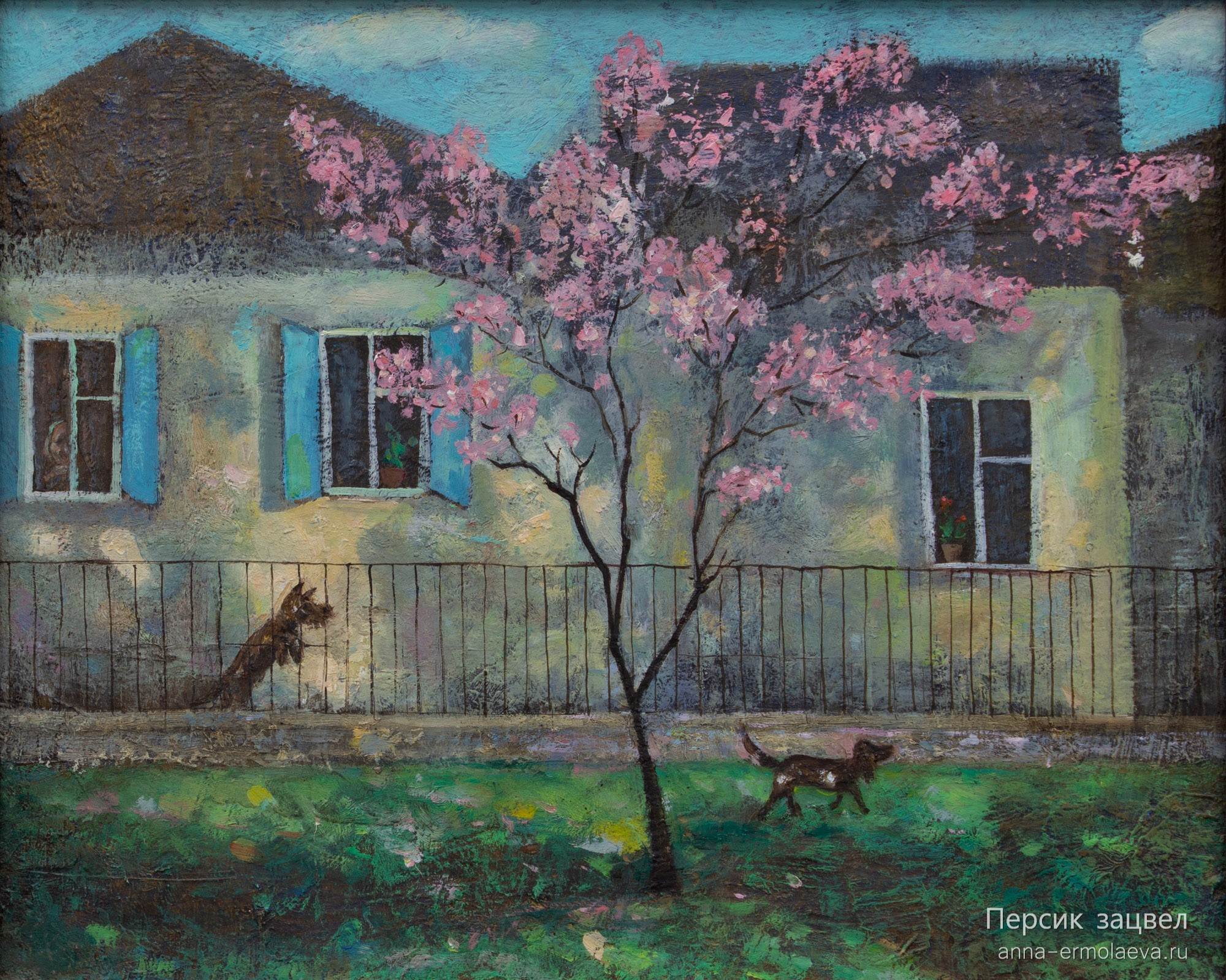 Персик зацвел (вариант 2)